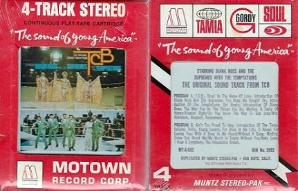 Sealed Reel To Reel Tape Diana Ross & Supremes & Temptations Together  MOTOWN NEW